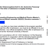 OFFER M.Sc. Biomedical Engineering and Medical Physics