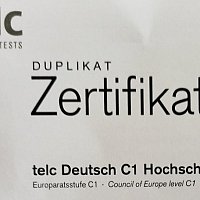 Языковой сертификат Telc C1 Hochschule, Test Daf